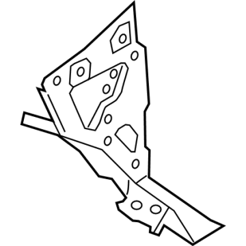 BMW 41-00-7-933-501 LEFT INTERIOR COLUMN A
