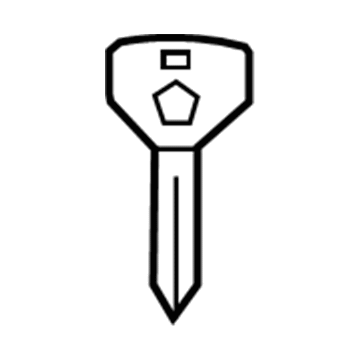 Mopar 68002316AC Key-Blank With Transmitter