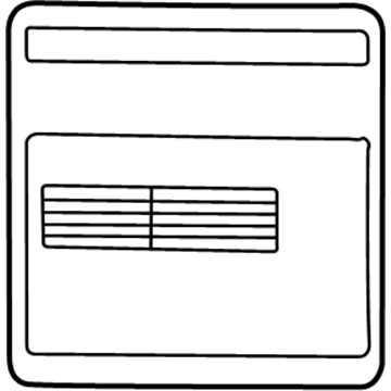 Hyundai 32450-37158 Label-Emission Control