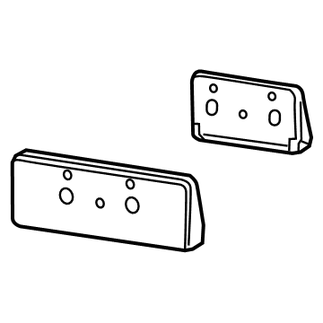 Mopar 68274220AC Bracket-License Plate