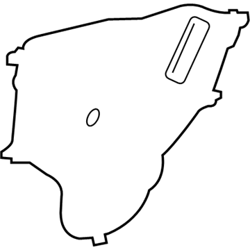 Lexus 67841-60140 Cover, Rear Door Service