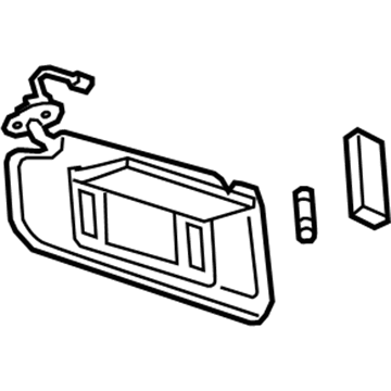 GM 22980473 Sunvisor