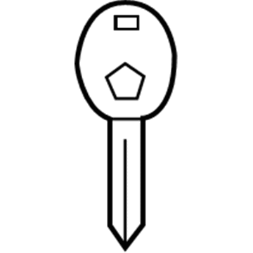 Mopar 68273345AB Key-Blank With Transmitter