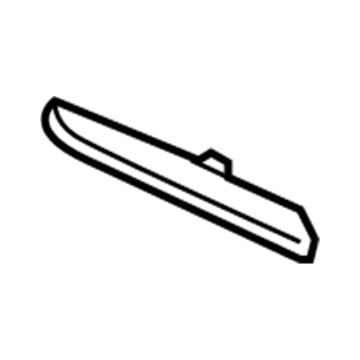 Honda 71125-S9A-013 Molding, R. FR. Grille (Upper)