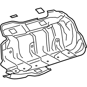 Lexus 77606-48110 Protector Sub-Assy, Fuel Tank, NO.1