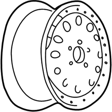 GM 12360014 Wheel Rim, 15X7
