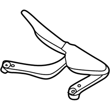 BMW 61-61-7-208-692 Windshield Wiper Arm Right