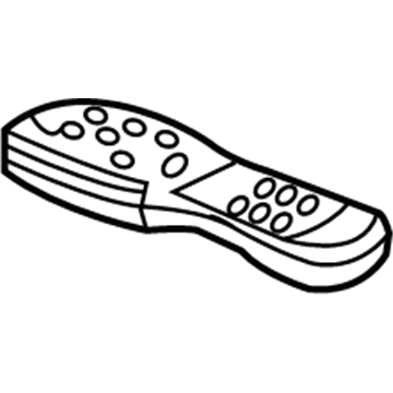 GM 22722337 Control Asm-Video Tape Player Remote