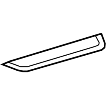 Lexus 67915-0E020 Plate, Rear Door Scuff