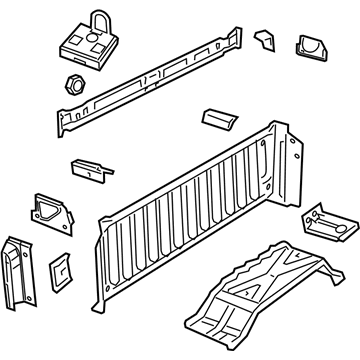 Mopar 68159396AC Panel-Box Side Inner