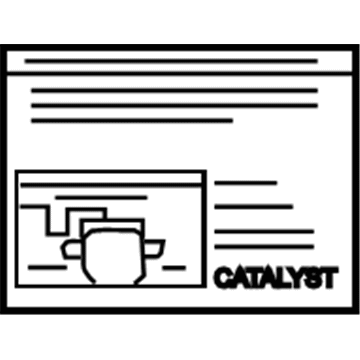 Infiniti 14805-EY00A Label-Emission Control