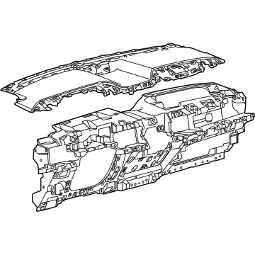 Ford LJ8Z-5804320-AA PANEL - INSTRUMENT