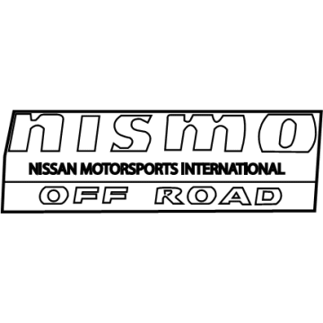 Nissan 99098-EA80A Body Side Emblem