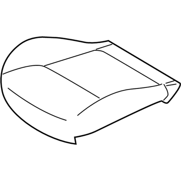 Nissan 87360-4DT9A Trim & Pad Assy-Cushion, Front Seat