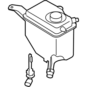 BMW 17-13-7-647-283 Coolant Expansion Tank