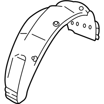 GM 30027702 Liner, Rear Wheelhouse Panel