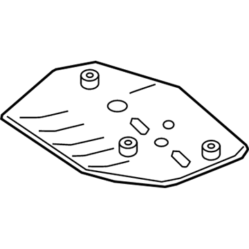 Hyundai 55231-J6000 Cover-RR LWR Arm, RH