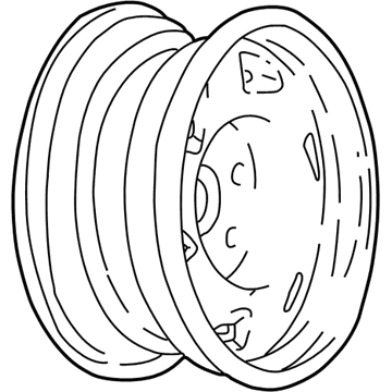 GM 12355830 Wheel Rim Assembly, 15X7