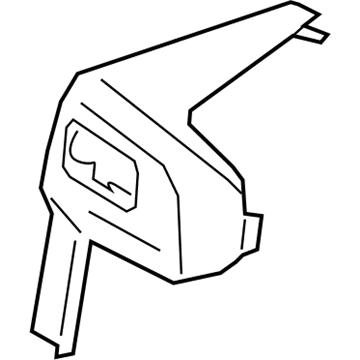 BMW 51-46-8-079-341 COVER, BELT OUTLET, LEFT