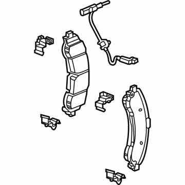 GM 85149489 Rear Disc Brake Pad Set