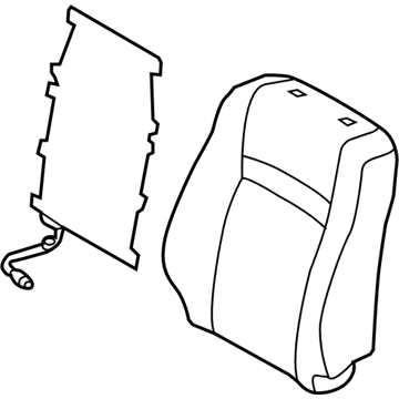 Toyota 71073-06F30-A1 Seat Back Cover