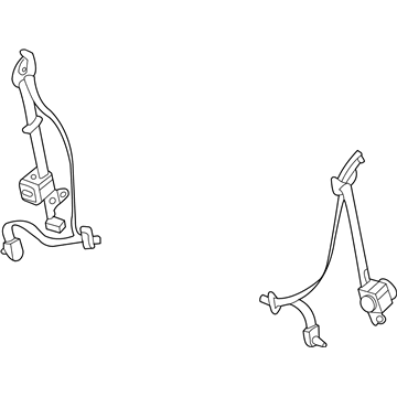 Hyundai 89810-4D530-KS Outer Belt Assembly