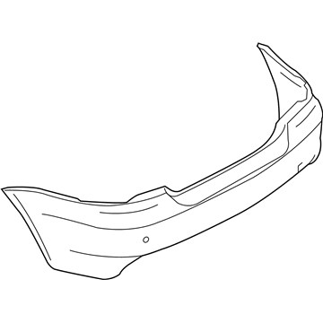 BMW 51-12-7-892-599 Panel, Bumper, Primed, Rear