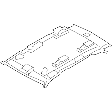 BMW 51-44-8-037-340 Moulded Roof Lining