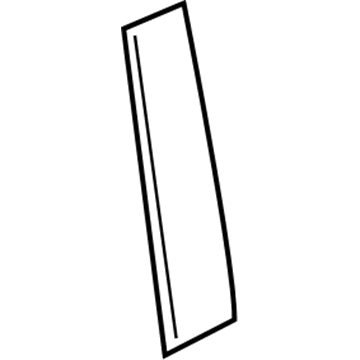 Hyundai 86363-2V000 Black Tape-Front Door Rear, LH