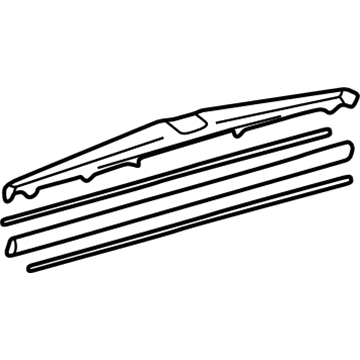 Lexus 85242-0E030 Rear Wiper Blade Assembly