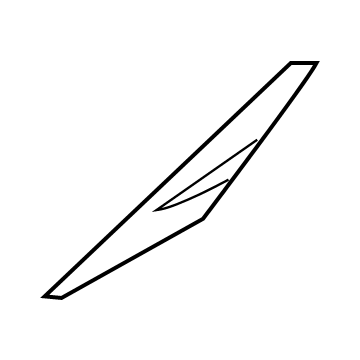 Nissan 82814-5EF0A Tape-Rear Door Inner, RH
