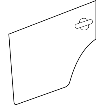 Nissan H2152-5EFMA Panel-Rear Door, Outer RH