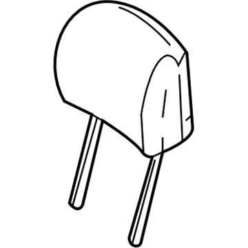 BMW 52-10-7-077-603 Headrest Leather
