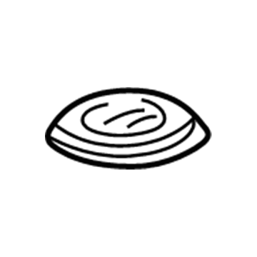 Lexus 58329-60030 Cover, Rear Floor Service Hole, NO.2