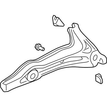 Honda 52371-S10-A12 Arm, Left Rear Trailing (Abs)