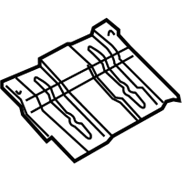 Nissan 93827-EB000 INSULATOR-Rear Body Floor