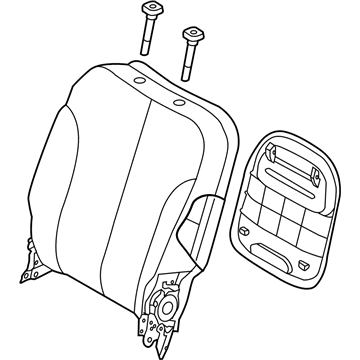 Kia 893004D113AGW Back Assembly-Rear 2ND Seat