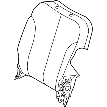 Kia 893604D113AGW Rear Seat Back Covering Assembly