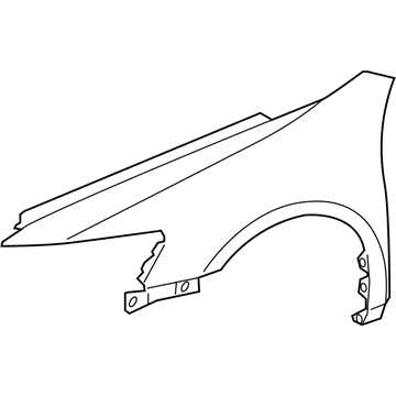 Acura 60211-SJA-A91ZZ Panel, Right Front Fender (Dot)