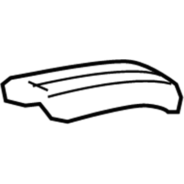 Acura 74106-SJA-A00 Stay, Front Fender (Inner)