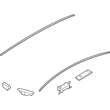 Hyundai 87231-1R000 Garnish Assembly-Roof Side, LH