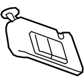 GM 25954546 Sunshade Asm *Gray L
