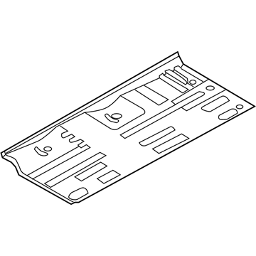 Hyundai 65120-H9000 Panel Assembly-Center Floor Side, R