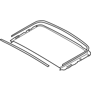 BMW 54-10-7-288-525 Glass Cover, Rear