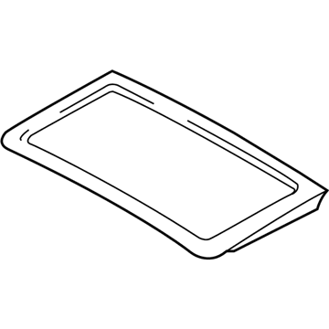 BMW 54-10-7-288-524 Glass Cover, Front