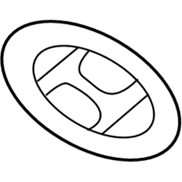 Hyundai 86353-A5010 Symbol Mark H Logo Emblem, Rear