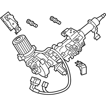 Lexus 45250-48241 Column Assembly, Electrical