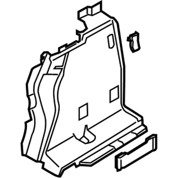 BMW 51-47-7-273-738 Trunk Trim Panel, Right