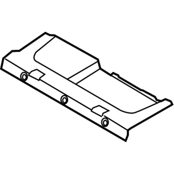BMW 51-47-7-294-990 Storage Tray, Luggage Compartment. Floor, Front
