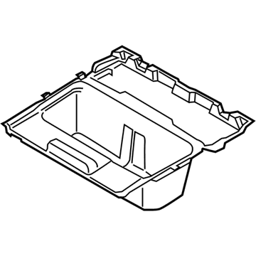 BMW 51-47-7-349-391 Storage Tray, Luggage Compartment. Floor, Rear